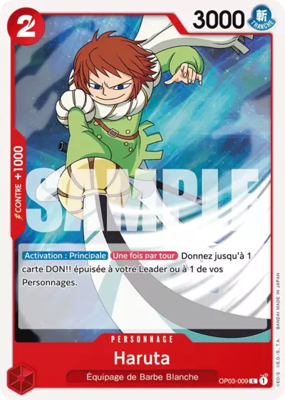 OP03-009 - Haruta - FR