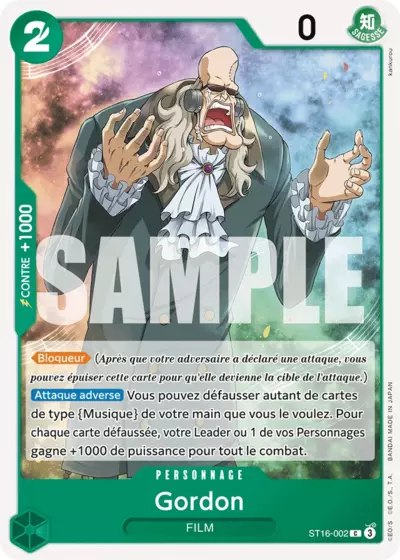 ST16-002 - Gordon