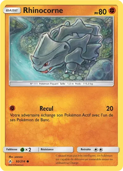 092/214 - Rhinocorne