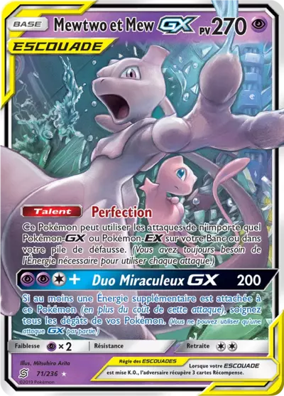 071/236 - Mewtwo et Mew GX