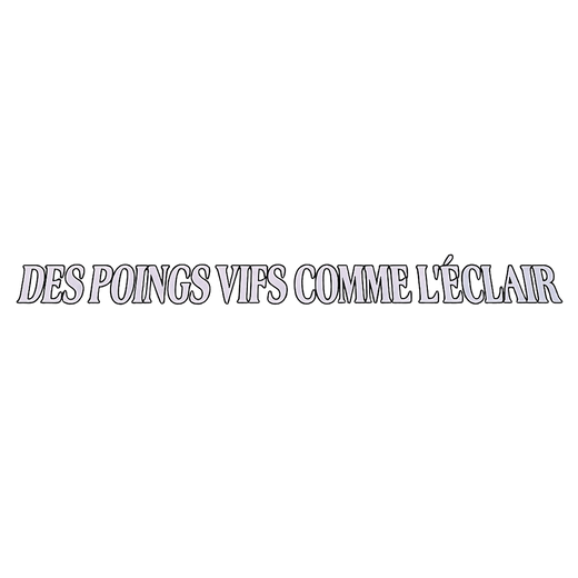 OP11 / Des Poings Vifs Comme L'Éclair