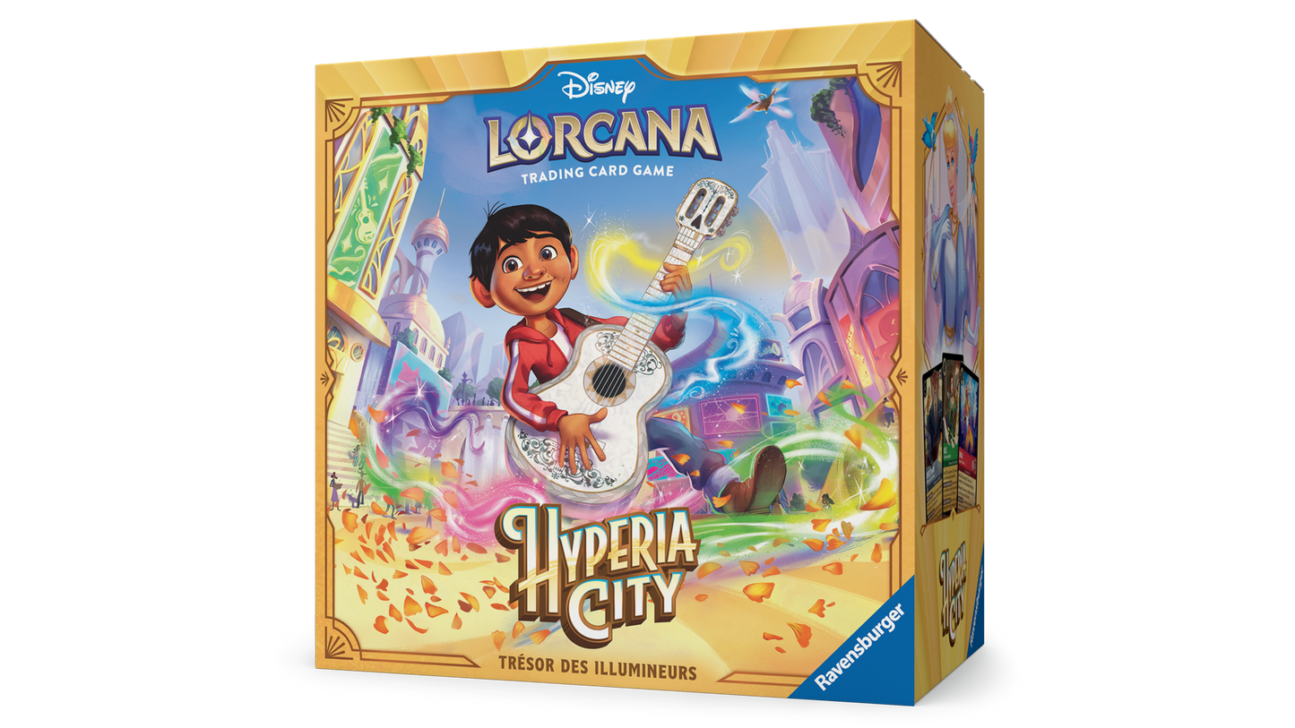 Trésor des Illumineurs Disney Lorcana Chapitre 14 Hyperia City, visuel officiel Ravensburger, LorenZone
