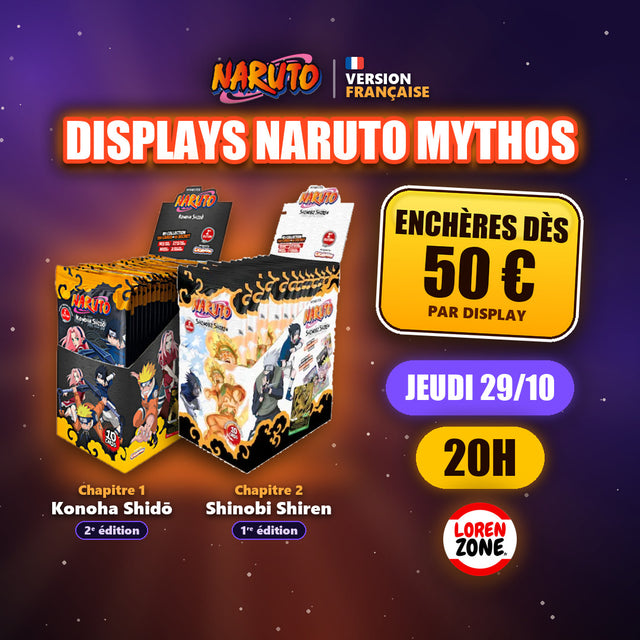 Visuel du live&nbsp;: Displays Naruto Mythos 50€ PDD