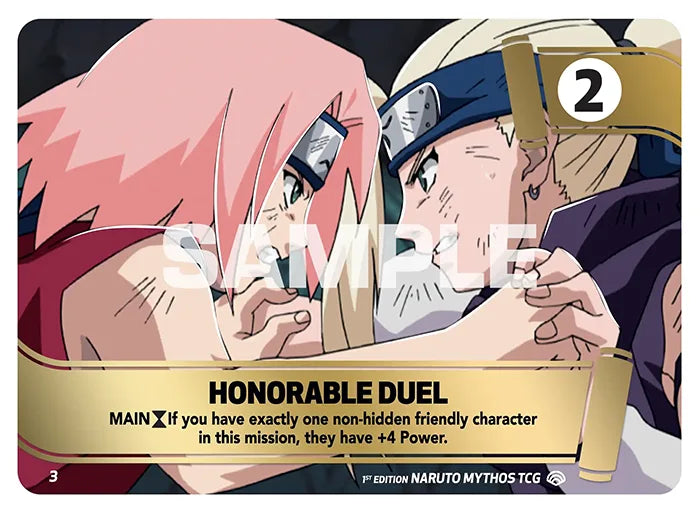 Carte Naruto Mythos Honorable Duel MSS03/140 Mission Mission Shinobi Shiren 2ème Chapitre Neuf EN LorenZone