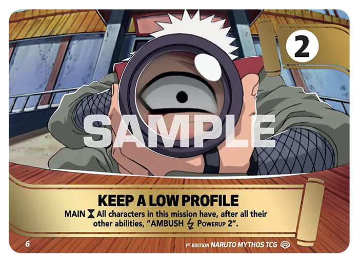 Carte Naruto Mythos Keep a Low Profile MSS06/140 Mission Mission Shinobi Shiren 2ème Chapitre Neuf EN LorenZone