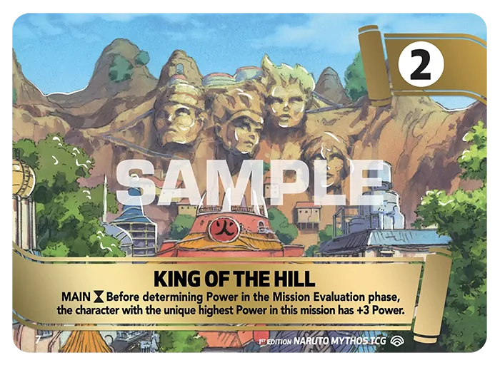 Carte Naruto Mythos King of the Hill MSS07/140 Mission Mission Shinobi Shiren 2ème Chapitre Neuf EN LorenZone