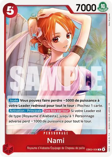 Carte One Piece Nami EB03-006 - Heroines Edition