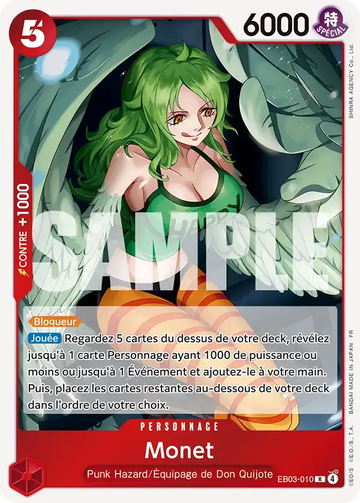 Carte One Piece Monet EB03-010 - Heroines Edition