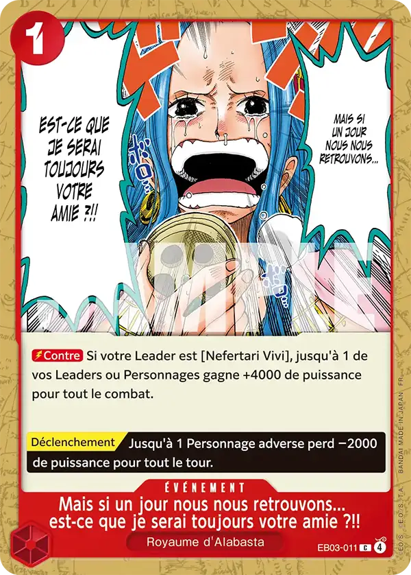 EB03-011 - Mais si un jour nous nous retrouvons... est-ce que je serai toujours votre amie ?!!