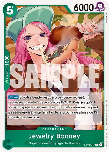 Carte One Piece Jewelry Bonney EB03-017 - Heroines Edition