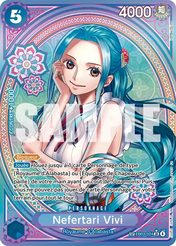 Carte One Piece Nefertari Vivi EB03-024 V3 - Heroines Edition
