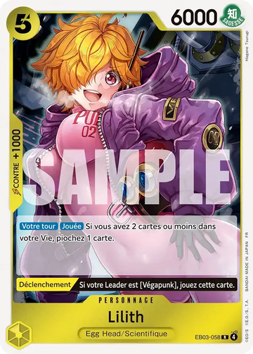 Carte One Piece Lilith EB03-058 - Heroines Edition