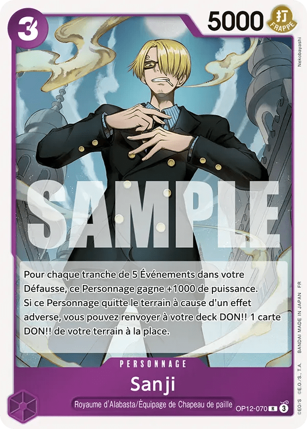 OP12 - 070 - Sanji V1 - FR - LorenZone - Pokémon