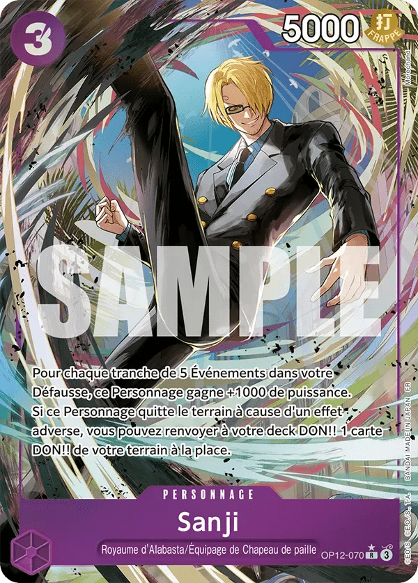 OP12 - 070 - Sanji V2 - FR - LorenZone - Pokémon