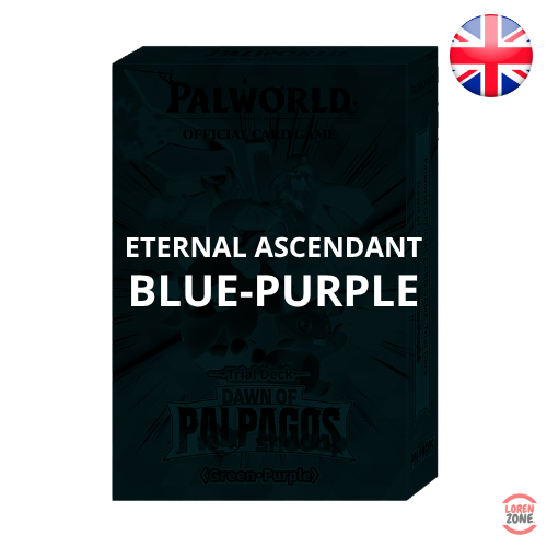 Palworld OCG Trial Deck Eternal Ascendant Blue and Purple TD04, English edition, LorenZone