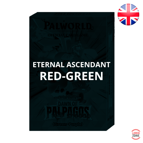 Palworld OCG Trial Deck Eternal Ascendant Red and Green TD03, English edition, LorenZone