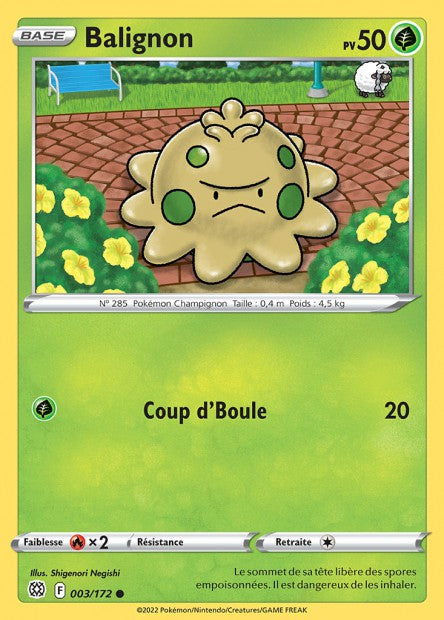 Carte Pokémon Balignon 003/172 BRS Stars Étincelantes EB09 Neuf FR LorenZone