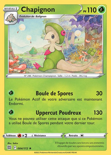 Carte Pokémon Chapignon 004/172 BRS Stars Étincelantes EB09 Neuf FR LorenZone