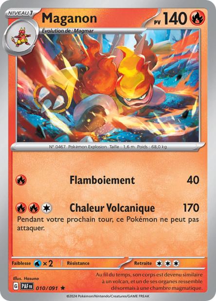Carte Pokémon Maganon 010/091 Destinees de Palea PAF EV4_5 Neuf FR LorenZone