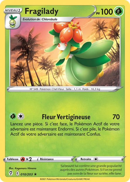Carte Pokémon Fragilady 010/203 EVS Évolution Céleste EB07 Neuf FR LorenZone