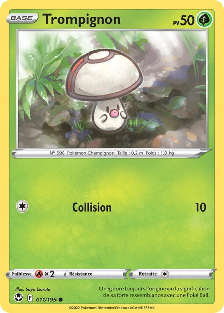 Carte Pokémon Trompignon 011/195 SIT Tempete Argentee EB12 Neuf FR LorenZone