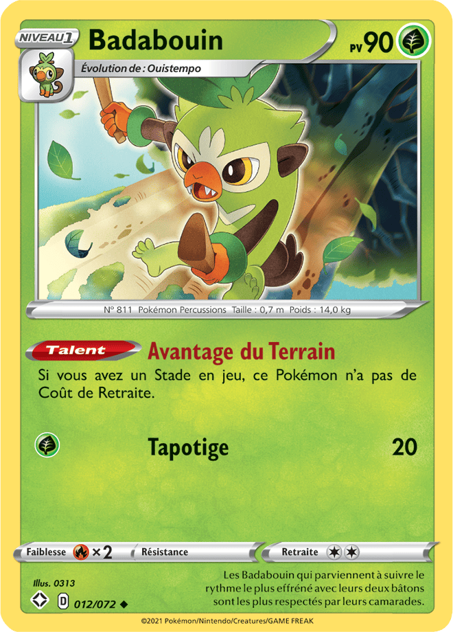 Carte Pokémon Gorythmic VMAX SV106/SV122 SWSH45 Destinées Radieuses EB4_5 Neuf FR LorenZone