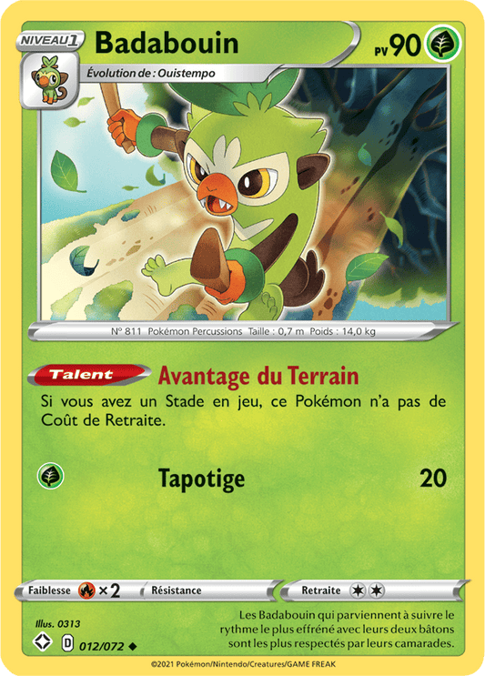Carte Pokémon Gorythmic VMAX SV106/SV122 SWSH45 Destinées Radieuses EB4_5 Neuf FR LorenZone