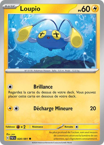 Carte Pokémon Loupio 020/091 Destinees de Palea PAF EV4_5 Neuf FR LorenZone