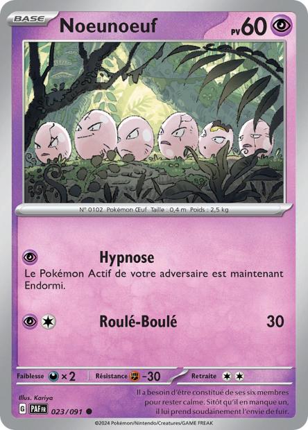 Carte Pokémon Noeunoeuf 023/091 Destinees de Palea PAF EV4_5 Neuf FR LorenZone