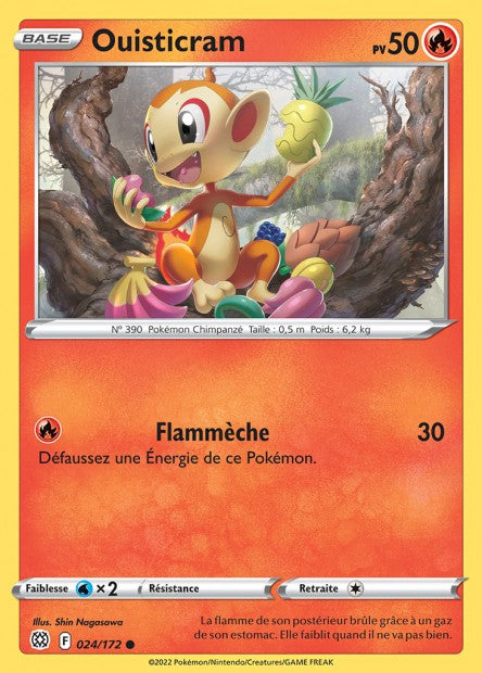 Carte Pokémon Ouisticram 024/172 BRS Stars Étincelantes EB09 Neuf FR LorenZone