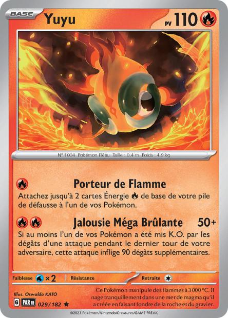 Carte Pokémon Yuyu 029/182 PAR Faille Paradoxe EV04 Neuf FR LorenZone