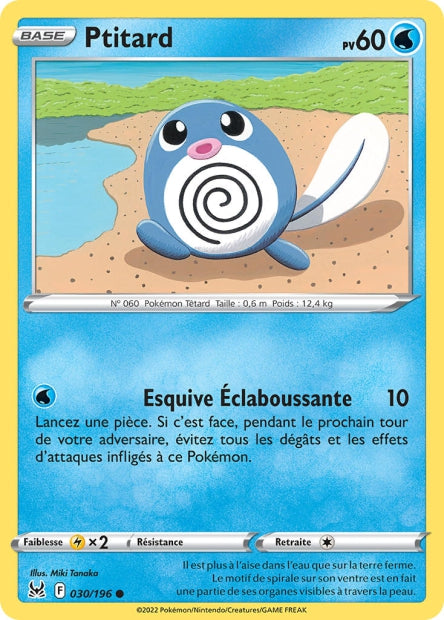Carte Pokémon Ptitard 030/196 LOR Origine Perdue EB11 Neuf FR LorenZone