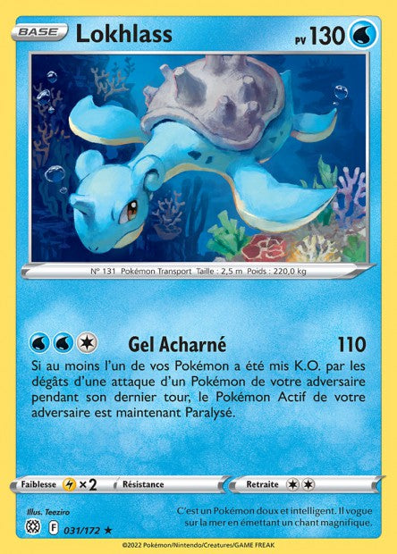 Carte Pokémon Lokhlass 031/172 BRS Stars Étincelantes EB09 Neuf FR LorenZone