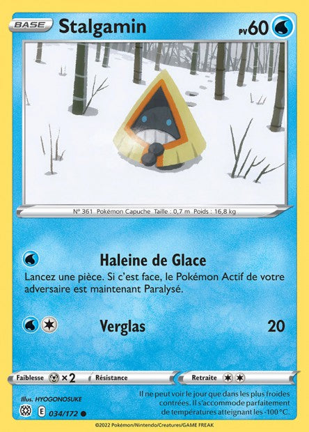 Carte Pokémon Stalgamin 034/172 BRS Stars Étincelantes EB09 Neuf FR LorenZone