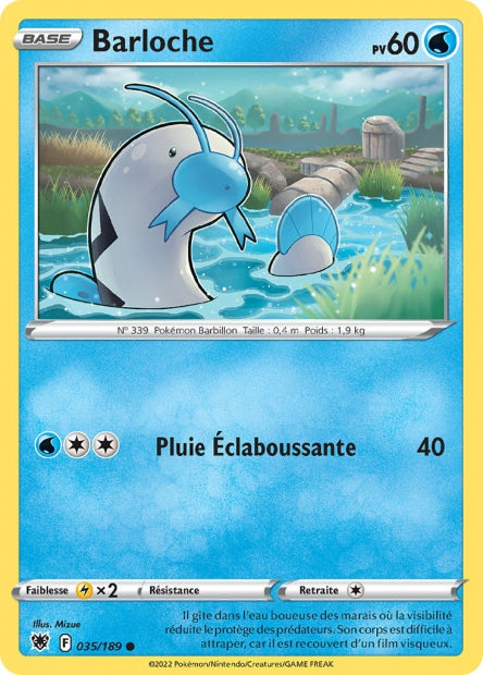 Carte Pokémon Barloche 035/189 ASR Astres Radieux EB10 Neuf FR LorenZone