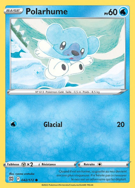Carte Pokémon Polarhume 042/172 BRS Stars Étincelantes EB09 Neuf FR LorenZone