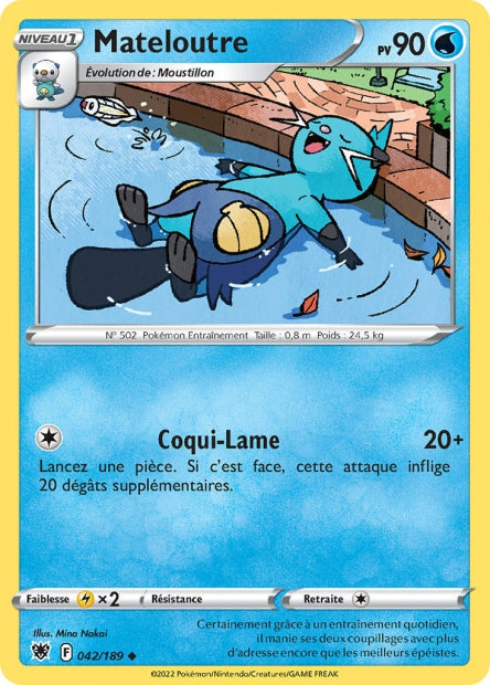 Carte Pokémon Mateloutre 042/189 ASR Astres Radieux EB10 Neuf FR LorenZone