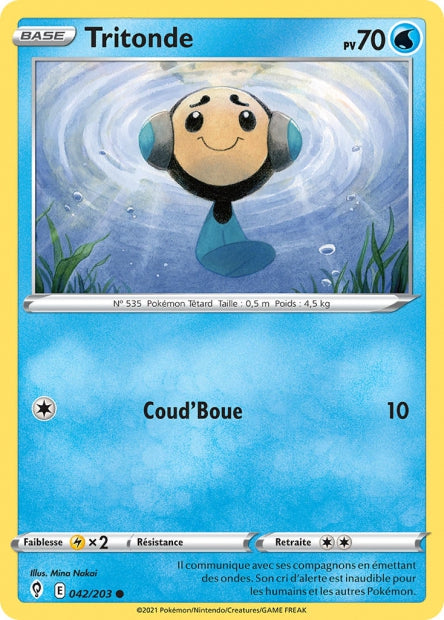 Carte Pokémon Tritonde 042/203 EVS Évolution Céleste EB07 Neuf FR LorenZone