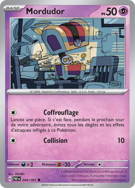 Carte Pokémon Mordudor 044/091 Destinees de Palea PAF EV4_5 Neuf FR LorenZone