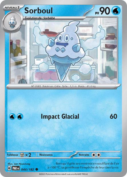 Carte Pokémon Sorboul 044/182 PAR Faille Paradoxe EV04 Neuf FR LorenZone