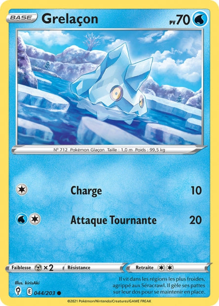 Carte Pokémon Grelaçon 044/203 EVS Évolution Céleste EB07 Neuf FR LorenZone