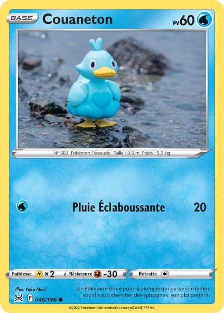 Carte Pokémon Couaneton 046/196 LOR Origine Perdue EB11 Neuf FR LorenZone