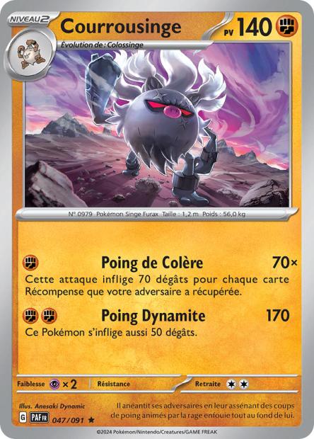 Carte Pokémon Courousinge 047/091 Destinees de Palea PAF EV4_5 Neuf FR LorenZone