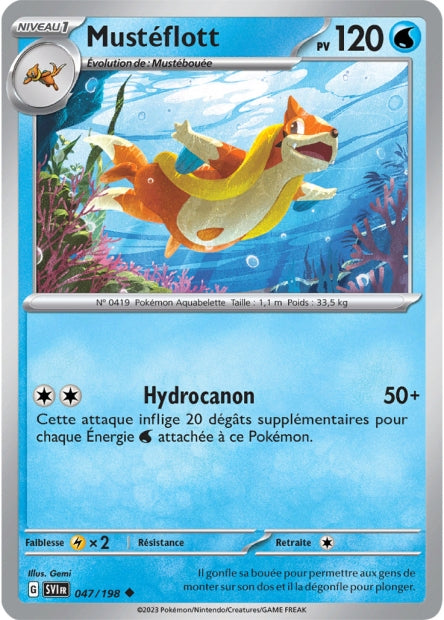 Carte Pokémon Mustéflott 047/198 SV1 Ecarlate et Violet EV01 Neuf FR LorenZone