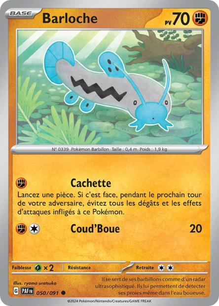 Carte Pokémon Barloche 050/091 Destinees de Palea PAF EV4_5 Neuf FR LorenZone