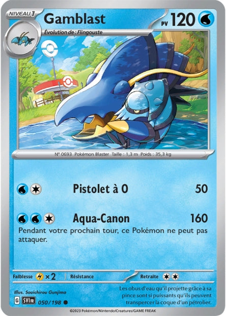 Carte Pokémon Gamblast 050/198 SV1 Ecarlate et Violet EV01 Neuf FR LorenZone