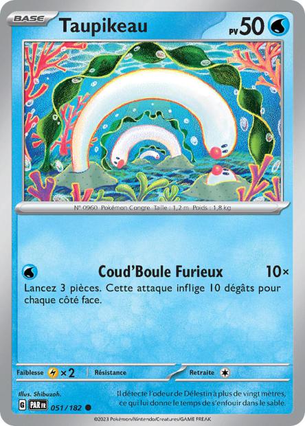 Carte Pokémon Taupikeau 051/182 PAR Faille Paradoxe EV04 Neuf FR LorenZone