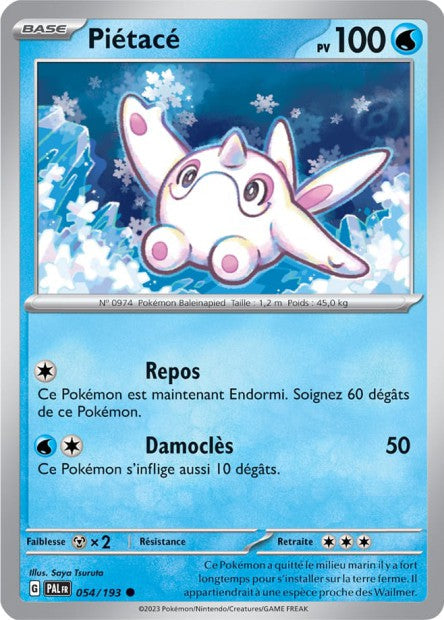 Carte Pokémon Piétacé 054/193 PAL Evolution a Paldea EV02 Neuf FR LorenZone