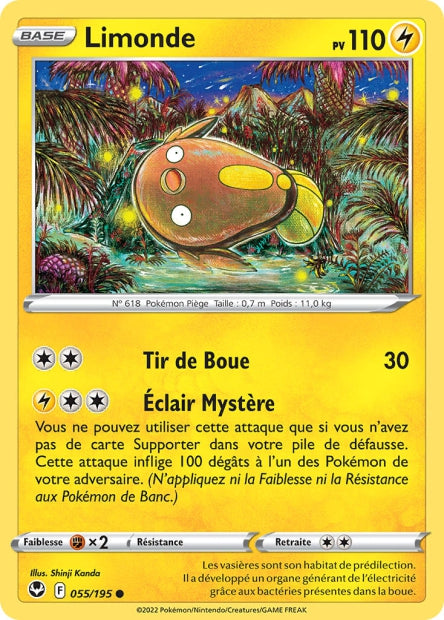 Carte Pokémon Limonde 055/195 SIT Tempete Argentee EB12 Neuf FR LorenZone