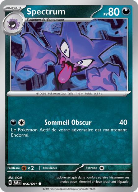 Carte Pokémon Spectrum 056/091 Destinees de Palea PAF EV4_5 Neuf FR LorenZone